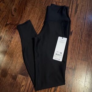 Black Alo high-waist airlift leggings